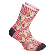 twodogs.ch-Personalisierte "Christmas Sweater" Socken