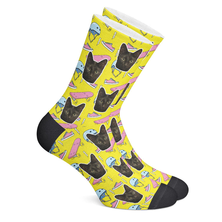 twodogs.ch-Personalisierte "Skate" Socken
