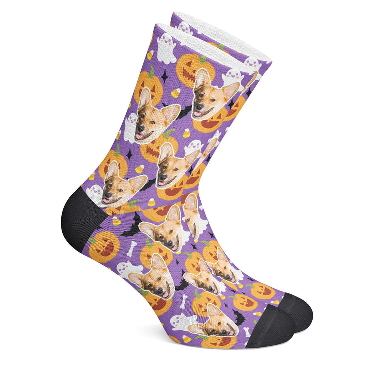 twodogs.ch-Personalisierte "Spooky" Socken
